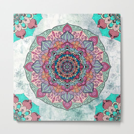 BOHOIBIZA MANDALA Metal Print