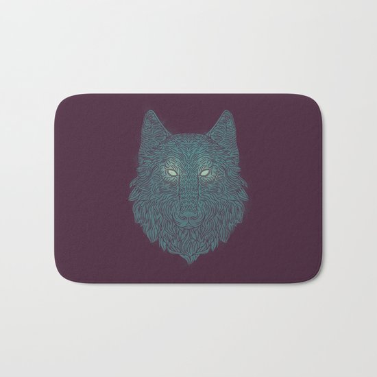 Wolf of Winter Bath Mat
