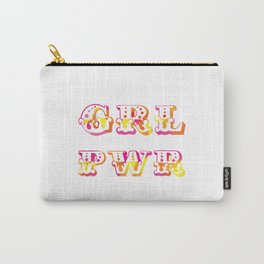 GRL PWR | Original Pink, Orange and Yellow Carry-All Pouch