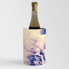 Delicate Beauty (Vintage Blue Lavender Dahlias) Wine Chiller