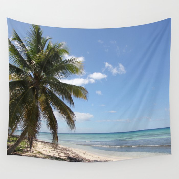 Isla Saona Caribbean Paradise Beach Wall Tapestry