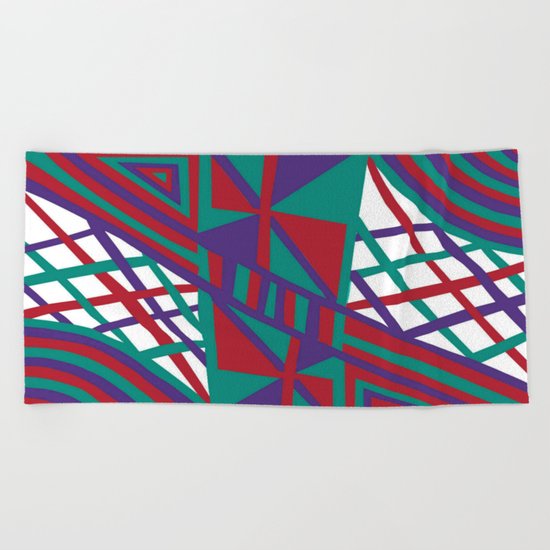 Purple Infusion Beach Towel