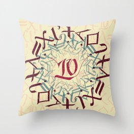 The Metamorphosis of 10 Throw Pillow