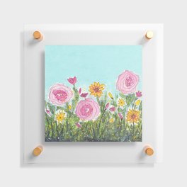 Floral Summer Soiree Floating Acrylic Print