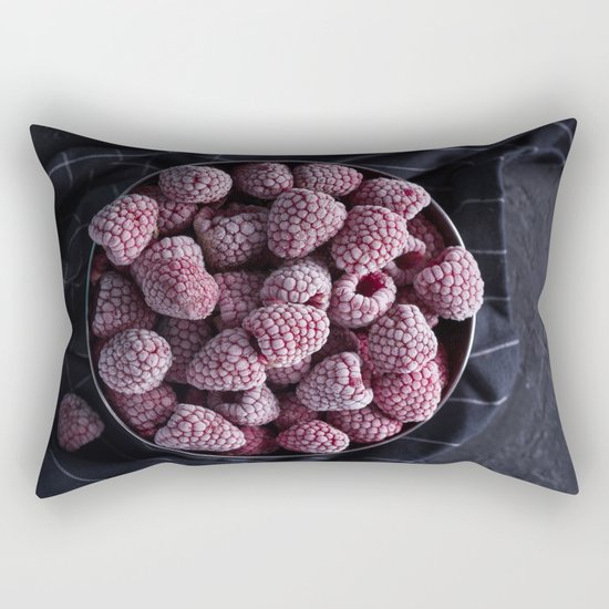 frozen berries Rectangular Pillow
