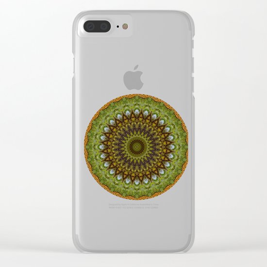Kaleidoscope No. 6 - Green Clear iPhone Case