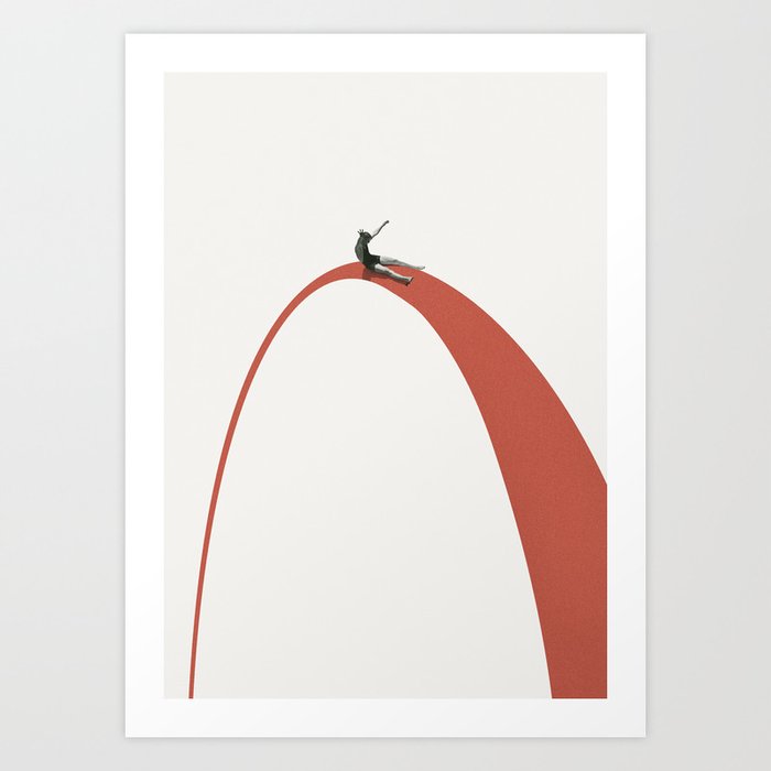 Enjoy the ride Art Print