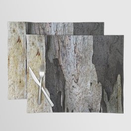 Eucalyptus Tree Bark and Wood Abstract Natural Texture 63 Placemat