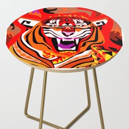 the bengal tiger, happy chinese new year, lunar year of the tiger  Side Table