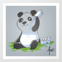 Panda in my FILLings Art Print