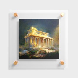 Temple of the Gods Floating Acrylic Print