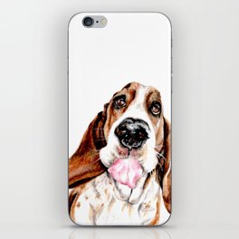 Basset hound iPhone Skin