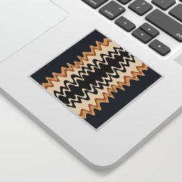 Wavy Stripes Abstract V Sticker