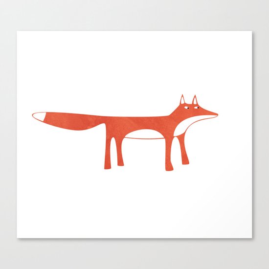 Mr Fox Canvas Print