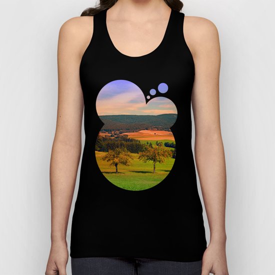 Two rival trees Unisex Tank Top
