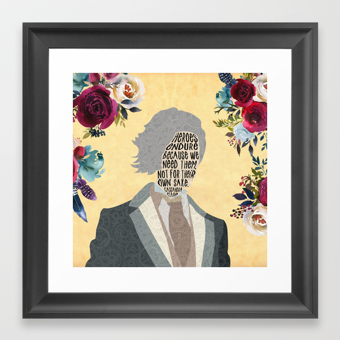 Jem Carstairs Clockwork Angel Framed Art Print By Dorothyreads