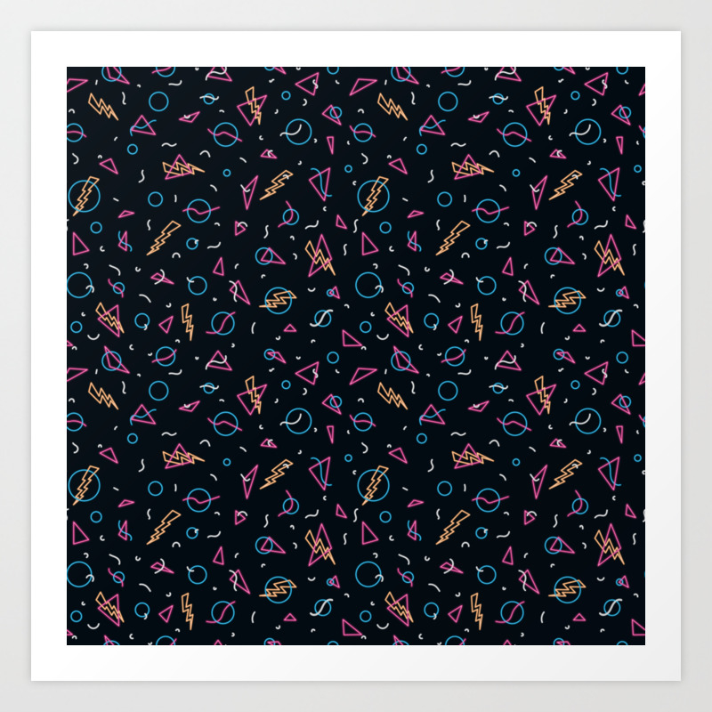 80 S Arcade Carpet Art Print By Covadesigns Society6
