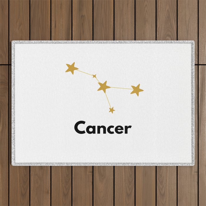 Cancer, Cancer Zodiac Outdoor Rug