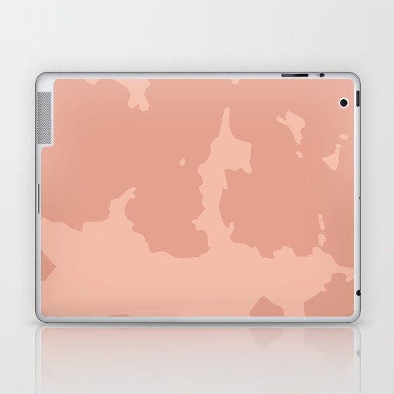 Cow Spots in Nostalgic Retro Nude Pink Laptop & iPad Skin