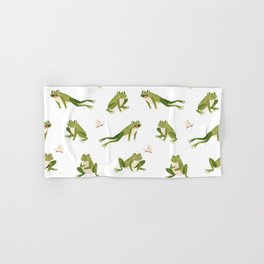 Frogs Pattern Hand & Bath Towel