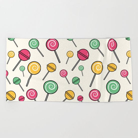 Lolli-lollipop Beach Towel