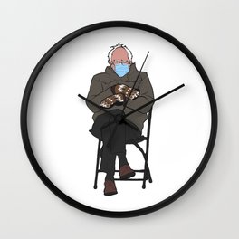 Bernie Mittens Wall Clock