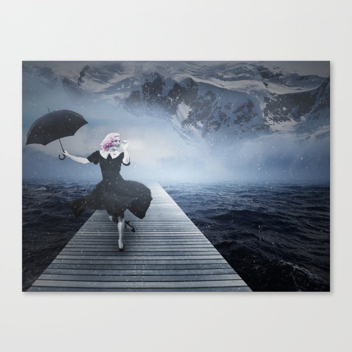 Ginger Rogers - At the dock Canvas Print