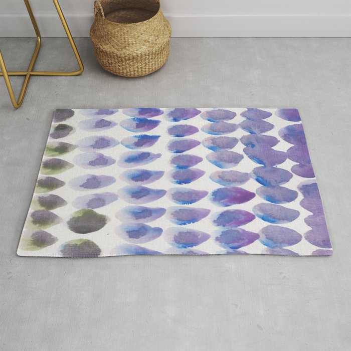 1 1903019 Watercolour Abstract Painting Rug by valourine Society6