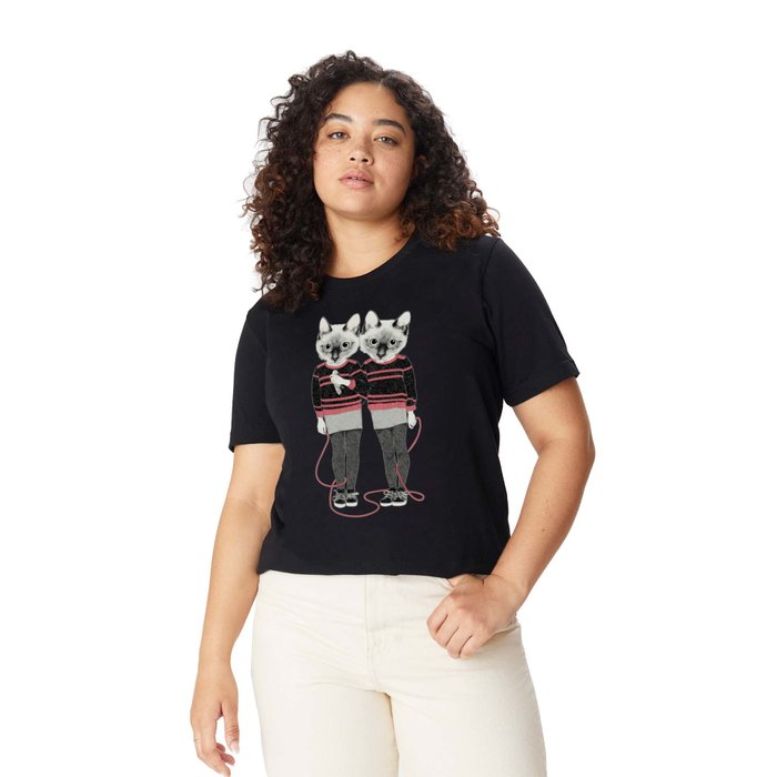 siamese twins T Shirt by Laura Graves | Society6