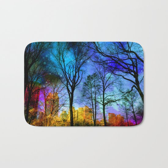 Magical sky Central Park Bath Mat
