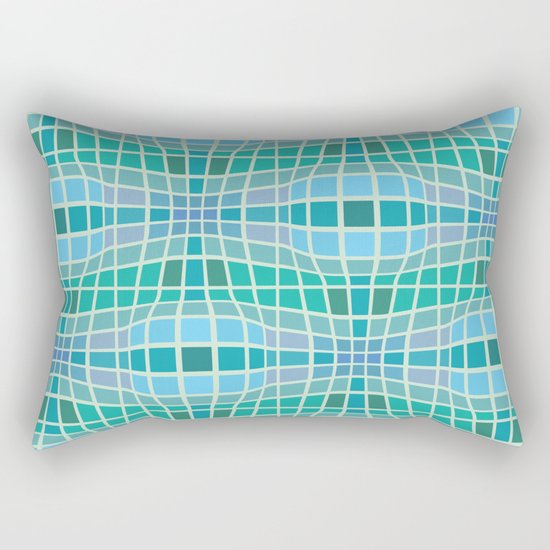 Protrusion and retraction - Optical Game 18 Rectangular Pillow
