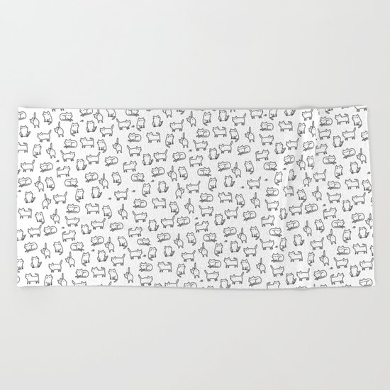 Cats. Cats. Cats Beach Towel
