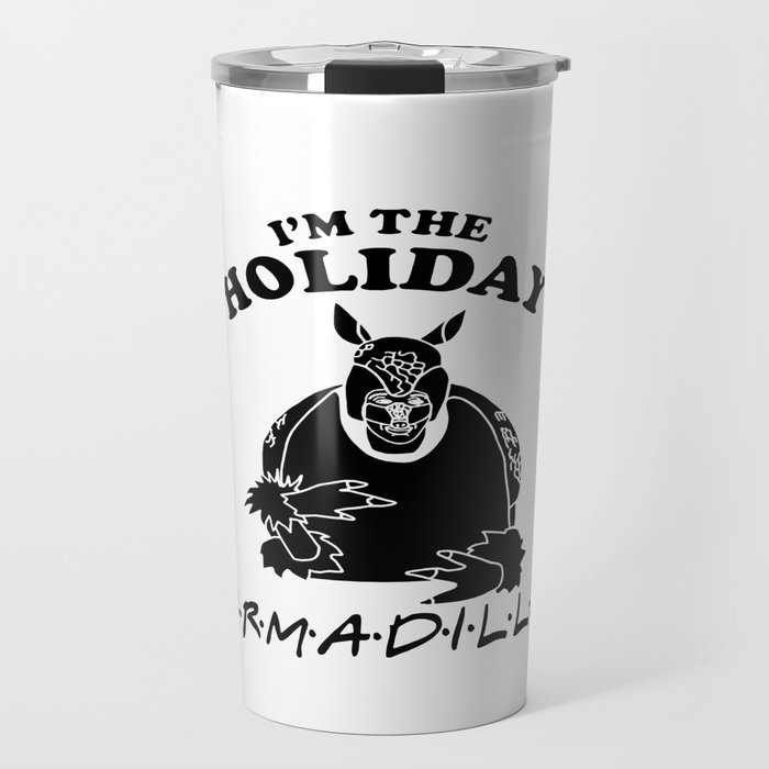 holiday armadillo Travel Mug