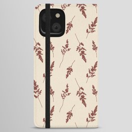 Natural floral ornament  iPhone Wallet Case