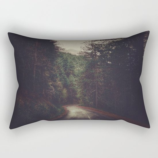 Wander inside the mountains Rectangular Pillow