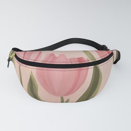 Pink tulips Fanny Pack