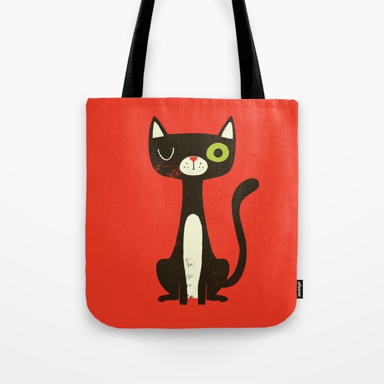 Black Cat Tote Bag