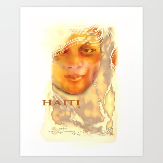 Haiti Portraits /06 / Series / 5 Art Print