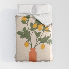 Ripe Lemon Plant Comforter