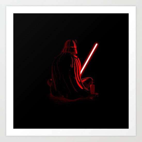 Master Vader Art Print