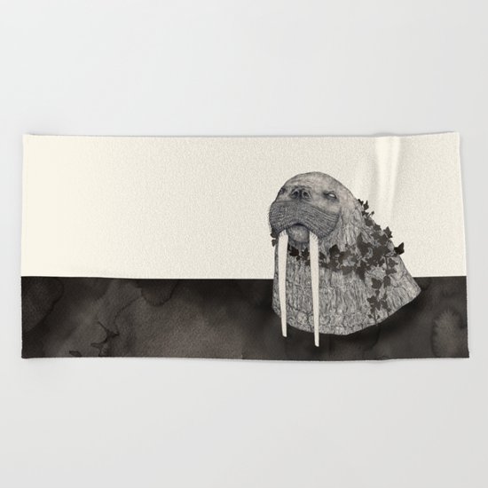 Walrus Beach Towel