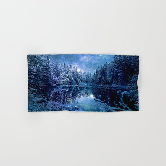 Magical Wintry Forest Hand & Bath Towel