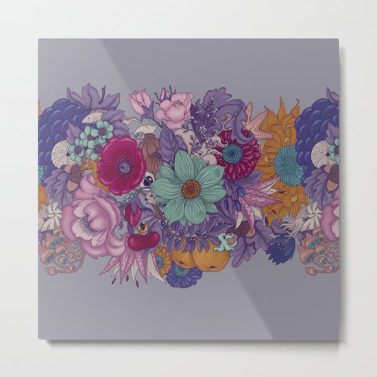 the wild side - colored Metal Print