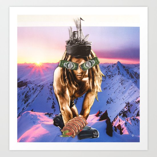 Surreala Alpina 5 Art Print