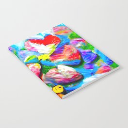 Abstract Hearts Notebook