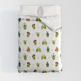 Avocado Pattern - holy guacamole collection Comforter