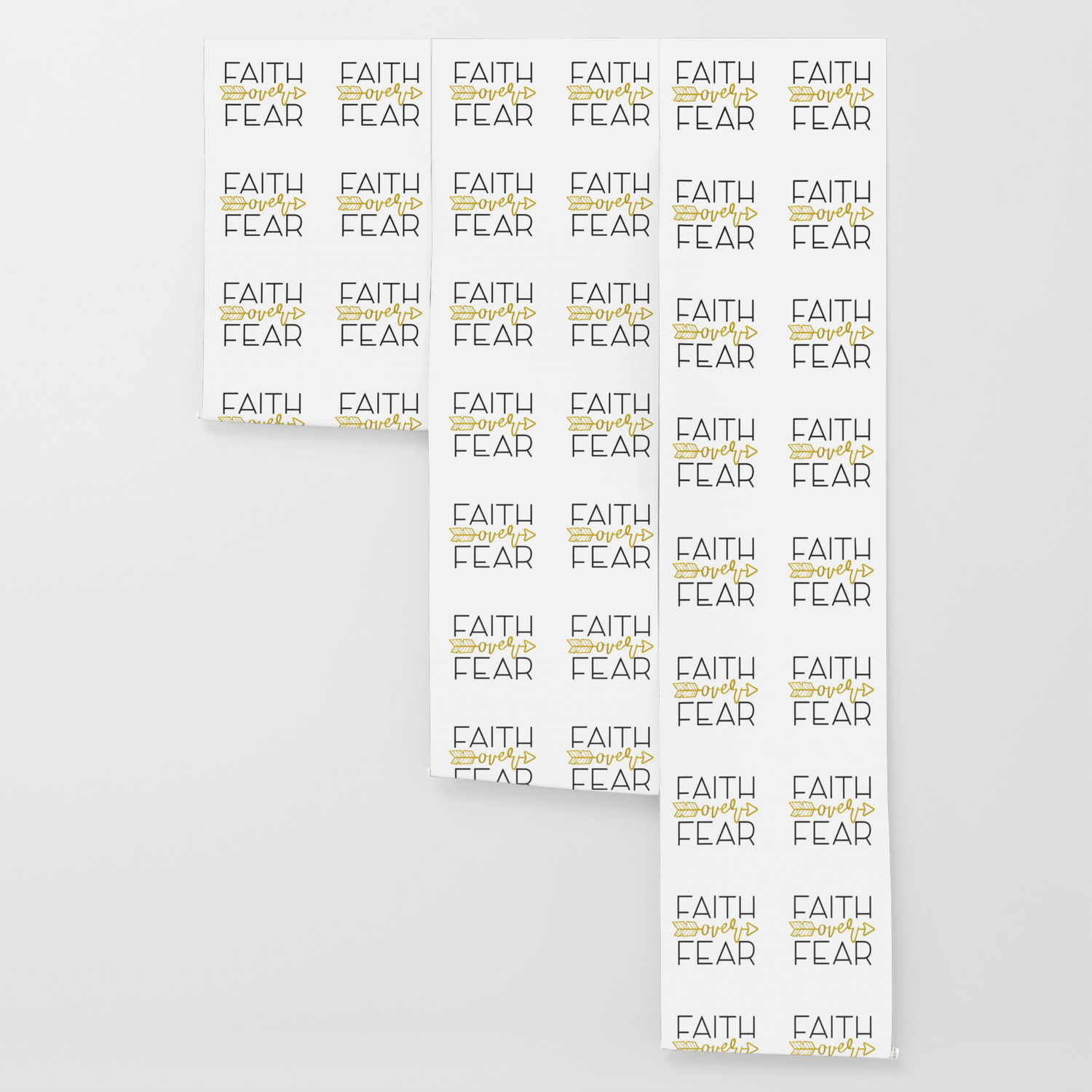 Inspirational Christian Bible Verse Product Faith Over Fear