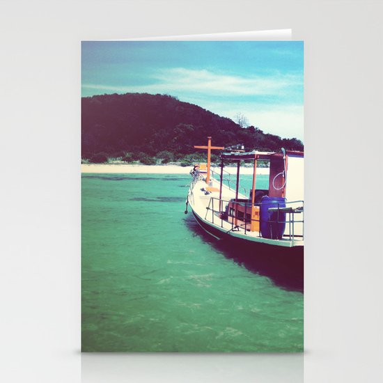 Longboat, Thailand Stationery Cards