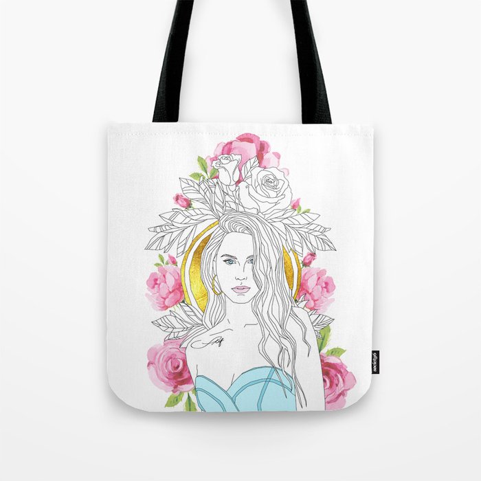 Queen of Roses Tote Bag