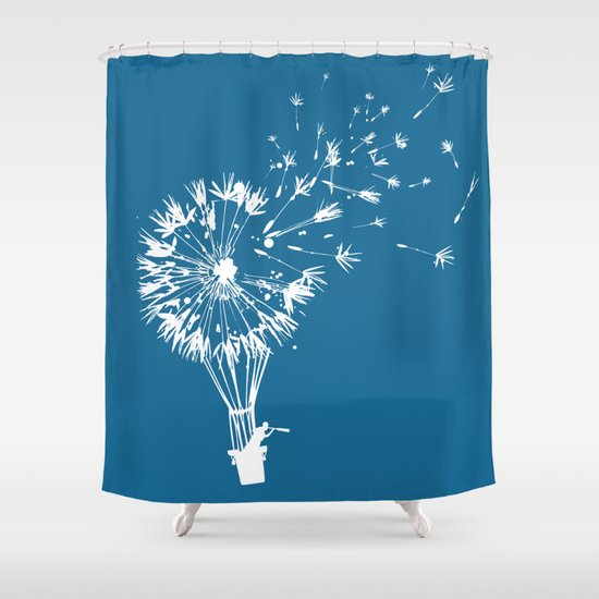 Going Where The Wind Blows Shower Curtain By Picomodi